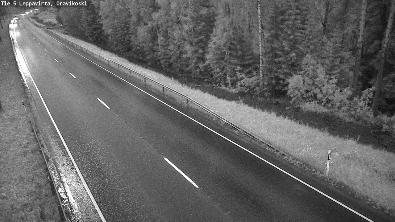 Weather Camera Image Road 5 Leppävirta, Oravikoski, Leppävirta, Pohjois-Savo