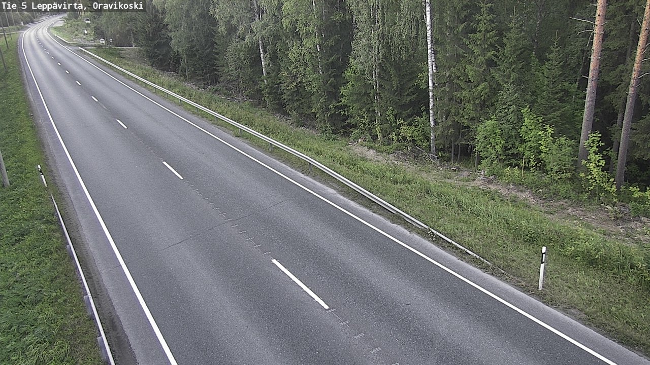Kelikamerat Kuva Tie 5 Leppävirta, Oravikoski, Leppävirta, Pohjois-Savo