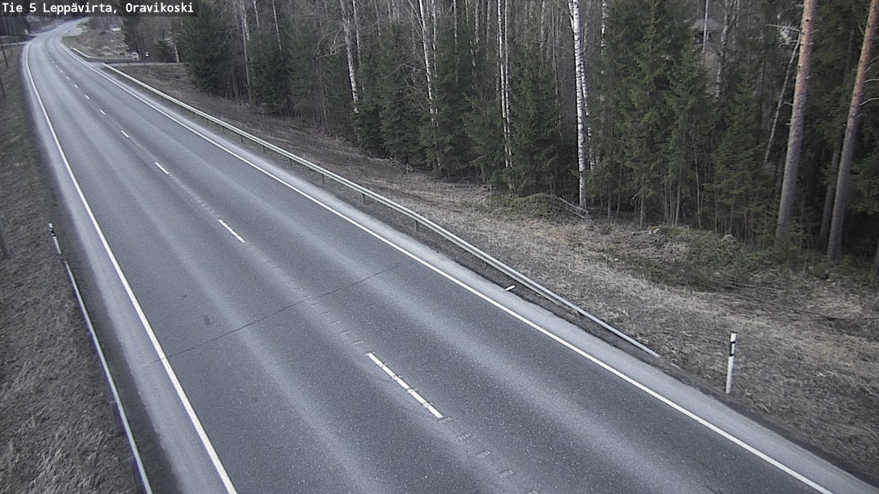 Kelikamerat Kuva Tie 5 Leppävirta, Oravikoski, Leppävirta, Pohjois-Savo
