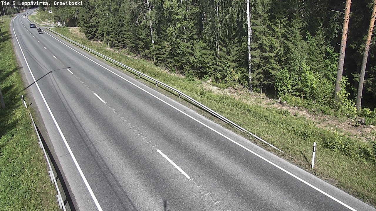 Kelikamerat Kuva Tie 5 Leppävirta, Oravikoski, Leppävirta, Pohjois-Savo