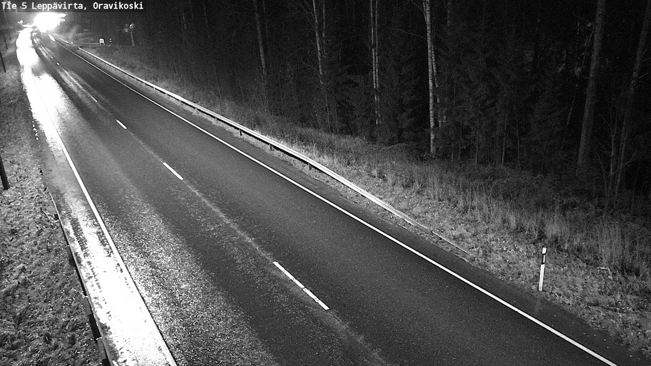 Weather Camera Image Väg 5 Leppävirta, Oravikoski, Leppävirta, Pohjois-Savo