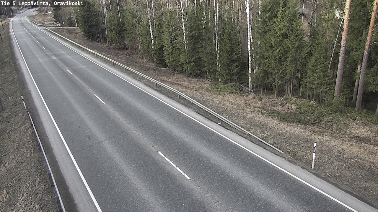 Kelikamerat Kuva Tie 5 Leppävirta, Oravikoski, Leppävirta, Pohjois-Savo