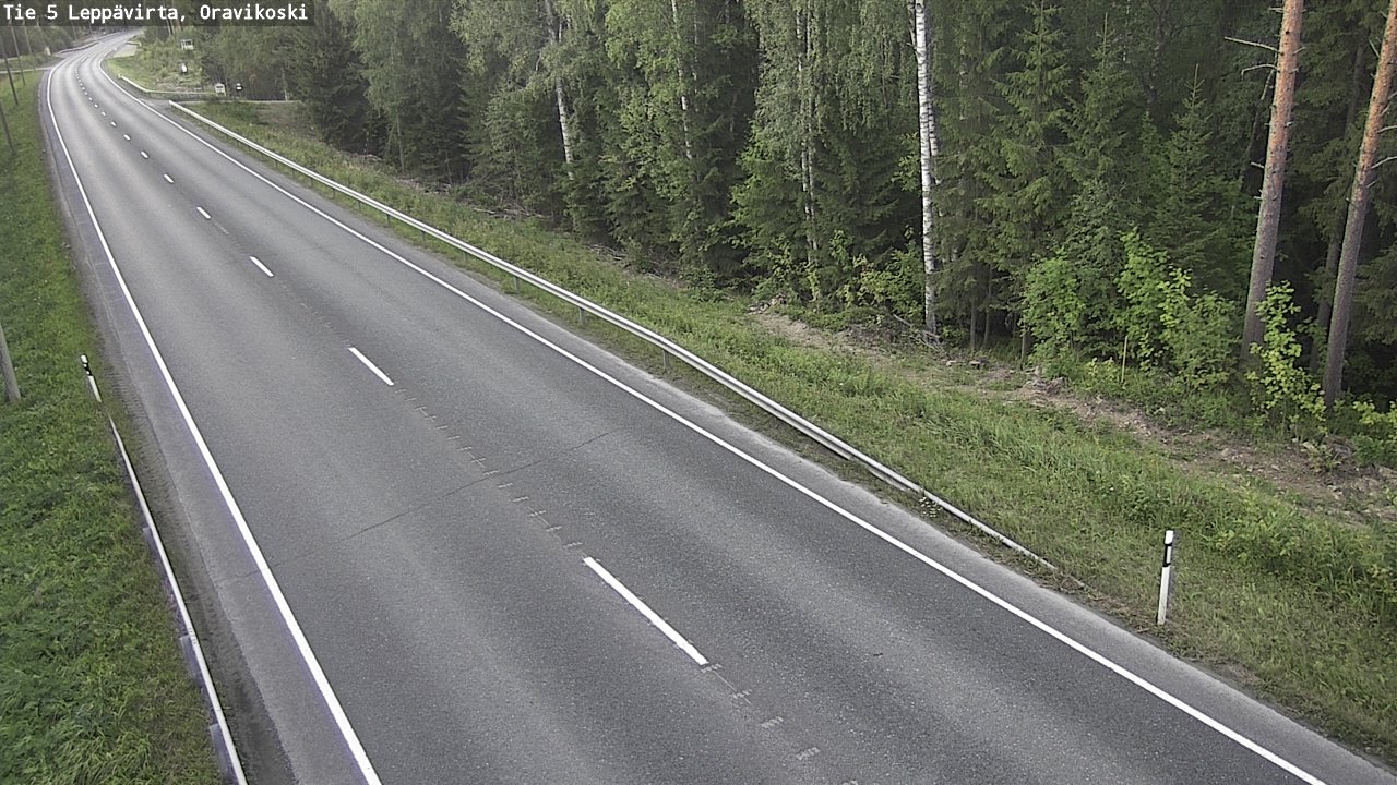 Kelikamerat Kuva Tie 5 Leppävirta, Oravikoski, Leppävirta, Pohjois-Savo