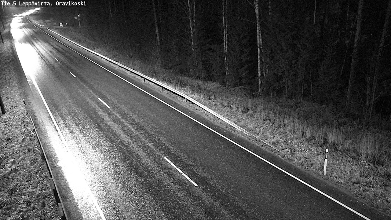 Weather Camera Image Road 5 Leppävirta, Oravikoski, Leppävirta, Pohjois-Savo