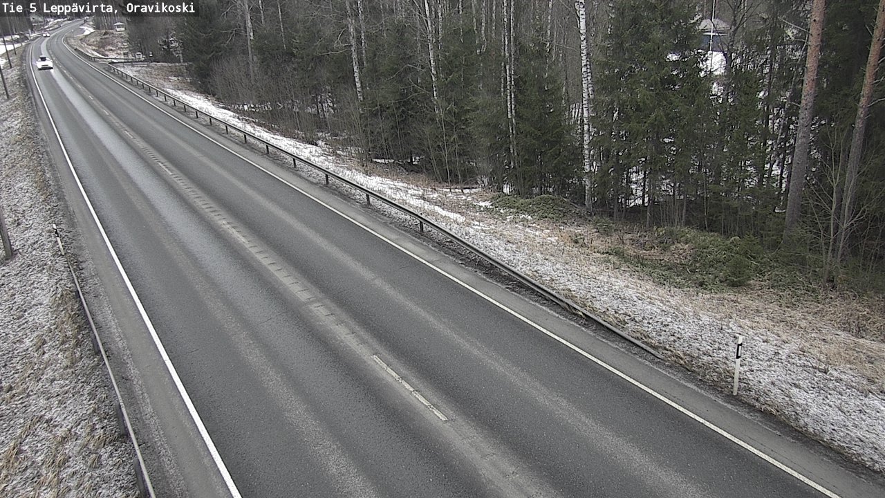 Kelikamerat Kuva Tie 5 Leppävirta, Oravikoski, Leppävirta, Pohjois-Savo