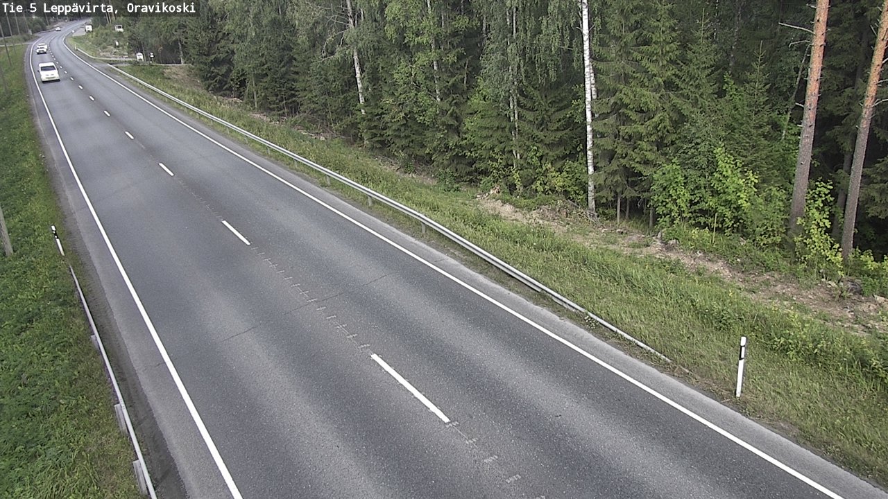 Kelikamerat Kuva Tie 5 Leppävirta, Oravikoski, Leppävirta, Pohjois-Savo