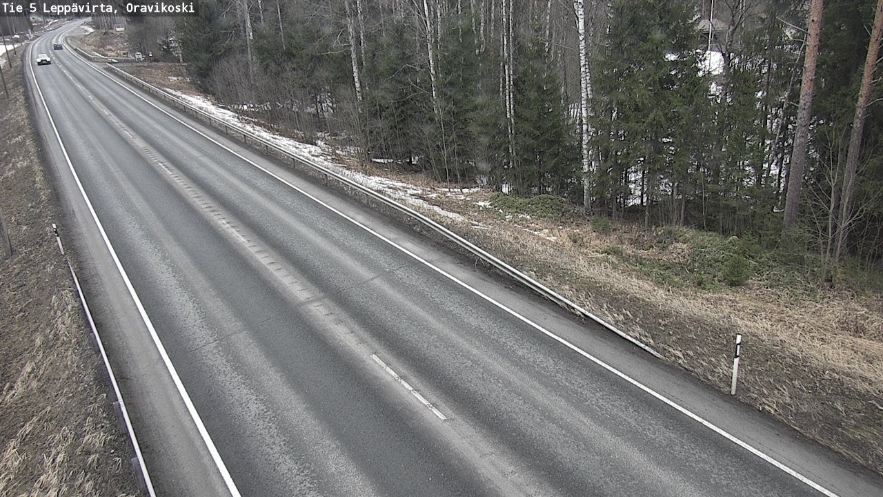 Kelikamerat Kuva Tie 5 Leppävirta, Oravikoski, Leppävirta, Pohjois-Savo