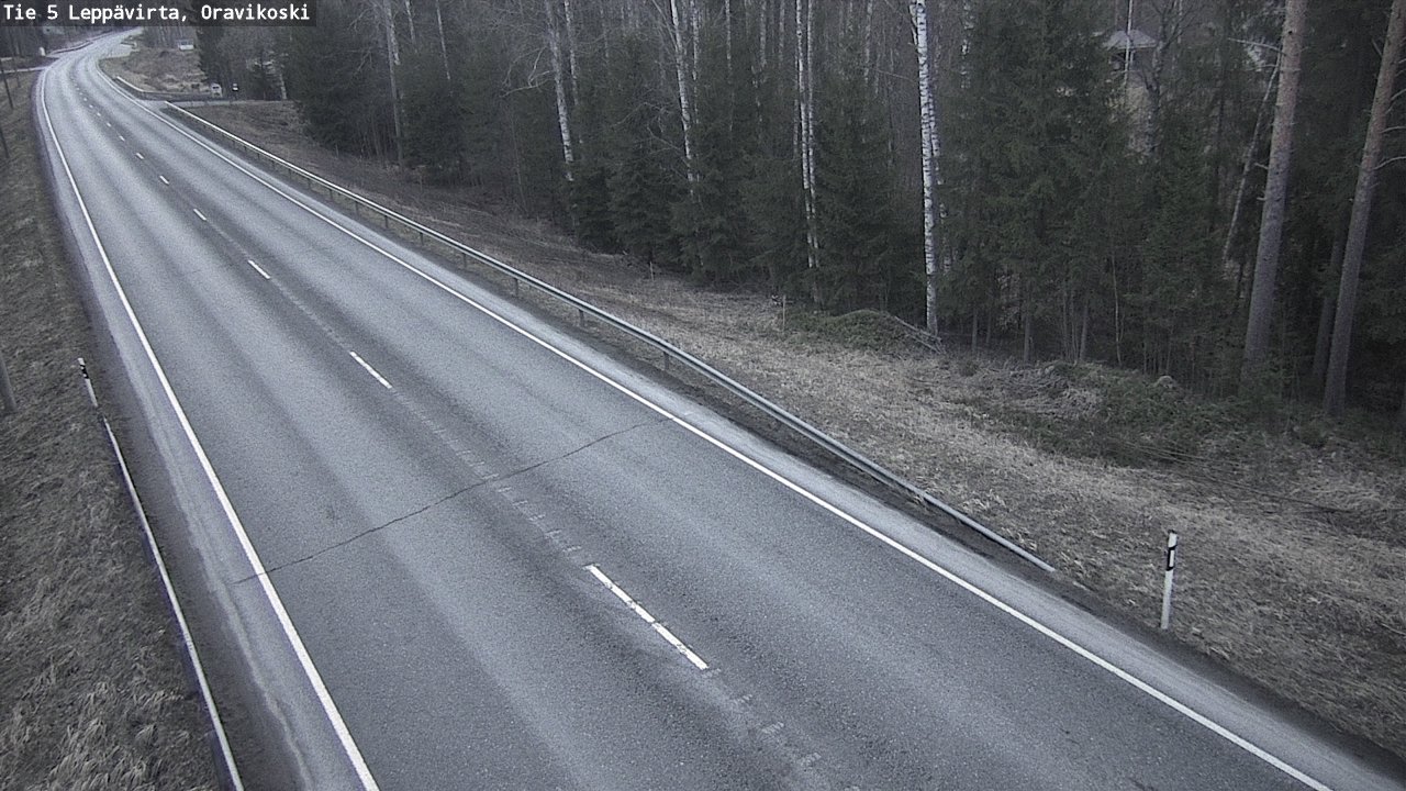 Kelikamerat Kuva Tie 5 Leppävirta, Oravikoski, Leppävirta, Pohjois-Savo