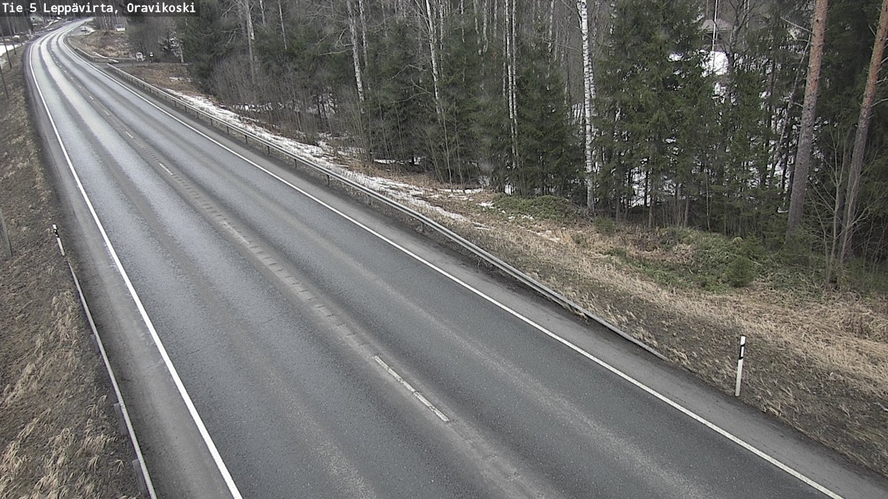 Kelikamerat Kuva Tie 5 Leppävirta, Oravikoski, Leppävirta, Pohjois-Savo