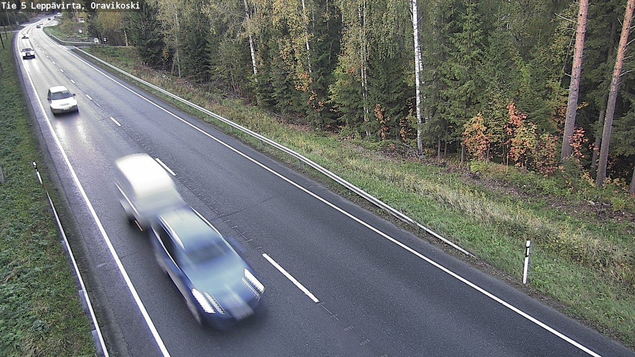 Kelikamerat Kuva Tie 5 Leppävirta, Oravikoski, Leppävirta, Pohjois-Savo