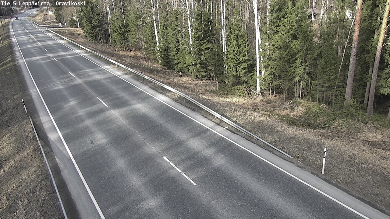 Kelikamerat Kuva Tie 5 Leppävirta, Oravikoski, Leppävirta, Pohjois-Savo