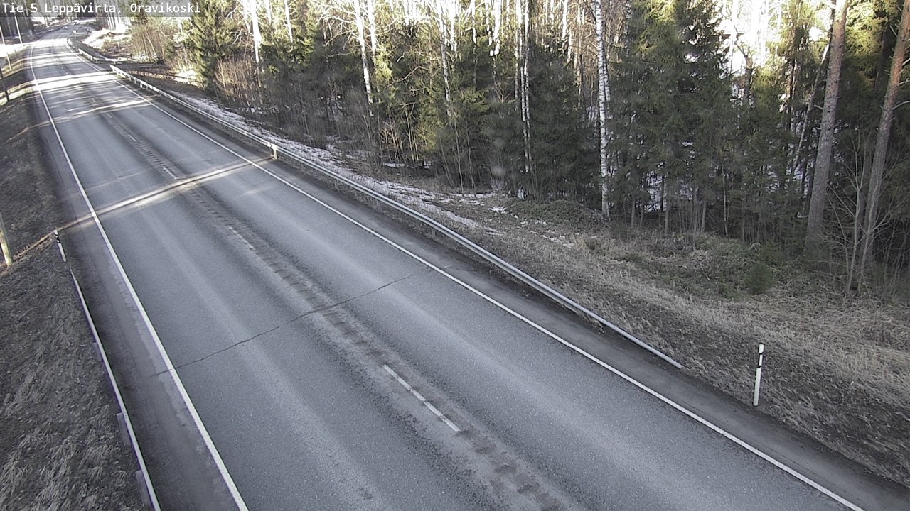 Kelikamerat Kuva Tie 5 Leppävirta, Oravikoski, Leppävirta, Pohjois-Savo