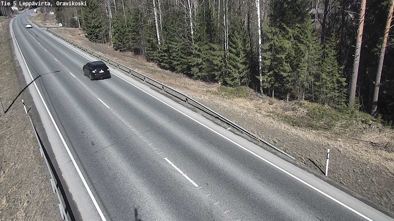 Kelikamerat Kuva Tie 5 Leppävirta, Oravikoski, Leppävirta, Pohjois-Savo