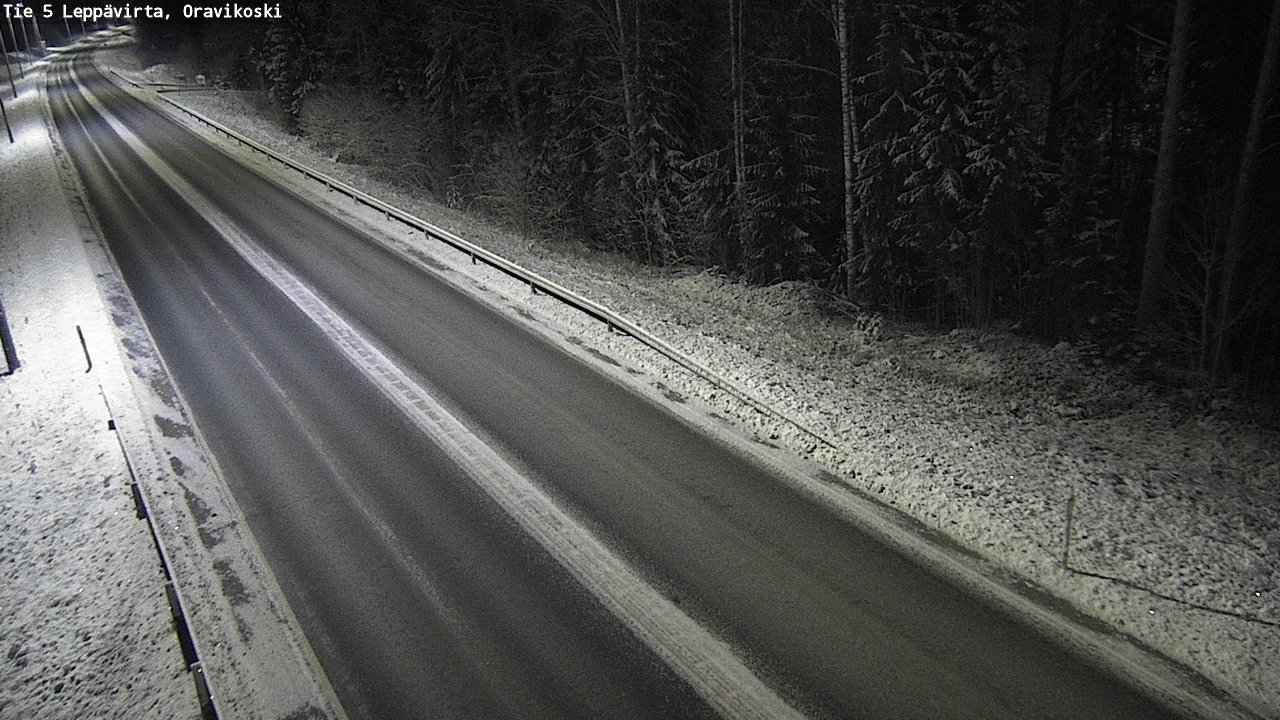 Kelikamerat Kuva Tie 5 Leppävirta, Oravikoski, Leppävirta, Pohjois-Savo