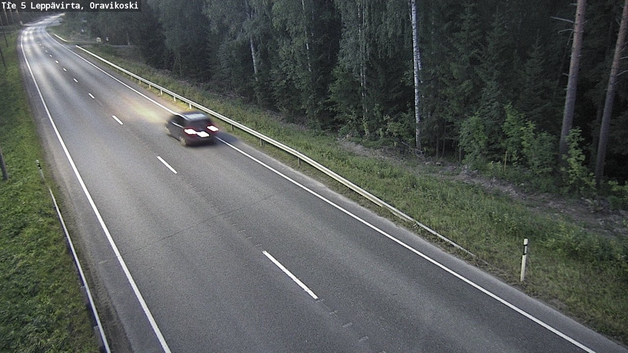 Kelikamerat Kuva Tie 5 Leppävirta, Oravikoski, Leppävirta, Pohjois-Savo