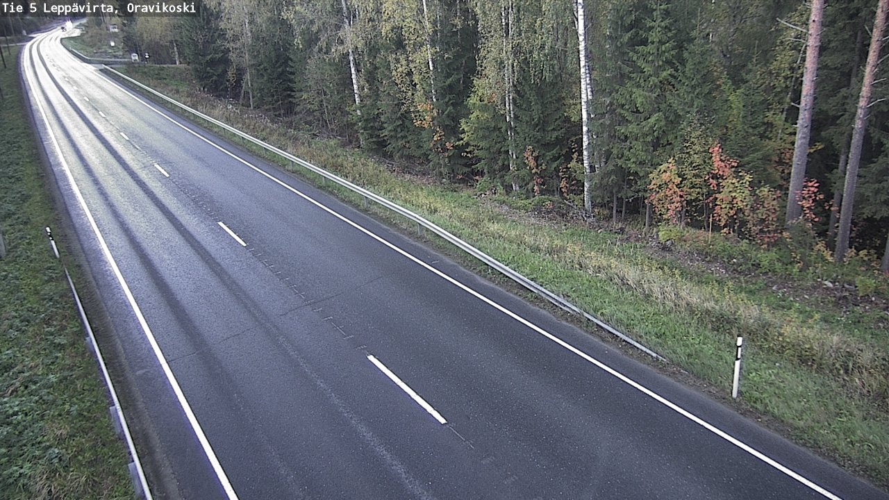 Kelikamerat Kuva Tie 5 Leppävirta, Oravikoski, Leppävirta, Pohjois-Savo