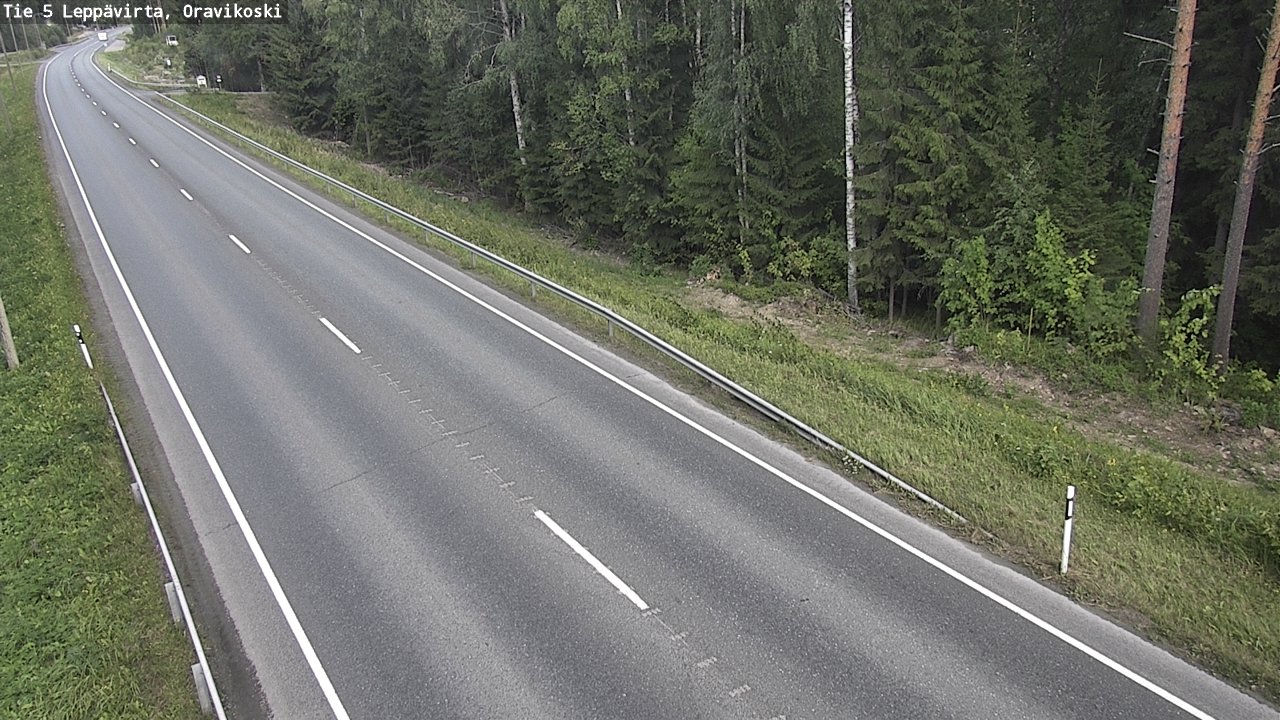 Kelikamerat Kuva Tie 5 Leppävirta, Oravikoski, Leppävirta, Pohjois-Savo