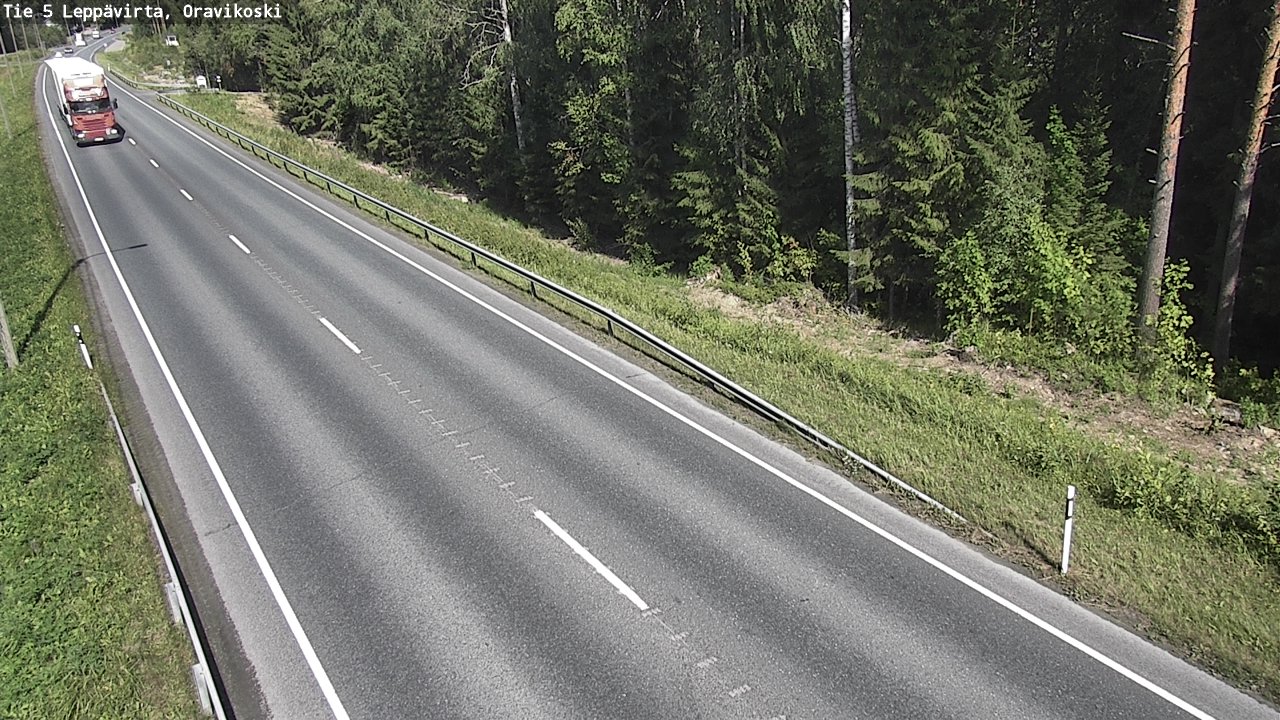 Kelikamerat Kuva Tie 5 Leppävirta, Oravikoski, Leppävirta, Pohjois-Savo