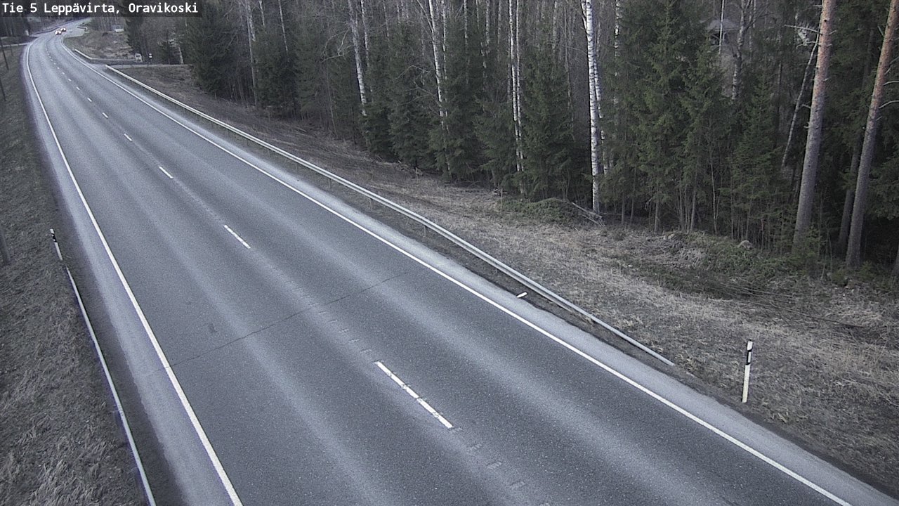 Kelikamerat Kuva Tie 5 Leppävirta, Oravikoski, Leppävirta, Pohjois-Savo