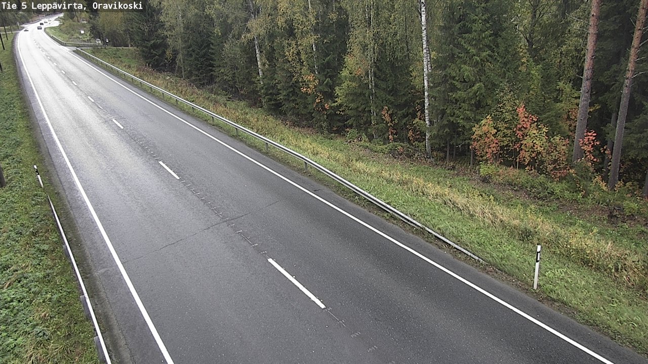 Kelikamerat Kuva Tie 5 Leppävirta, Oravikoski, Leppävirta, Pohjois-Savo