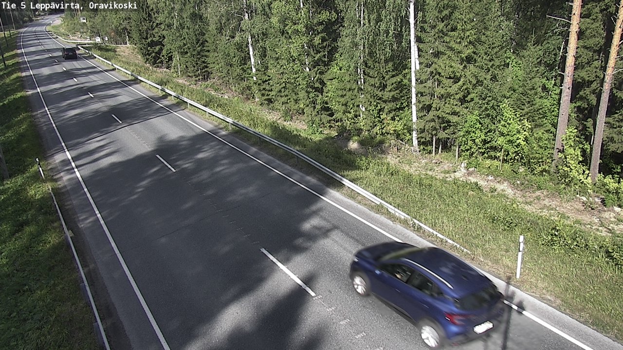 Kelikamerat Kuva Tie 5 Leppävirta, Oravikoski, Leppävirta, Pohjois-Savo
