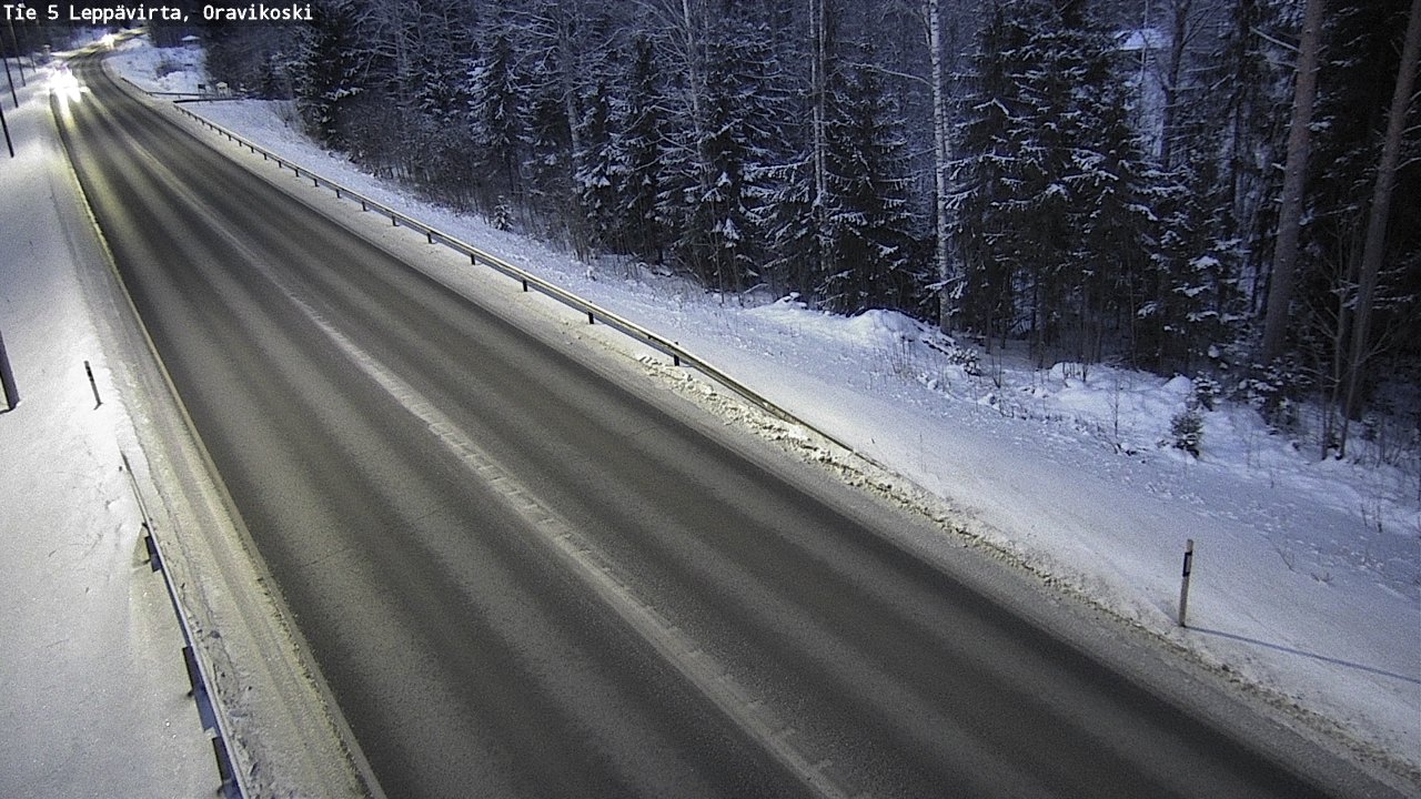 Kelikamerat Kuva Tie 5 Leppävirta, Oravikoski, Leppävirta, Pohjois-Savo