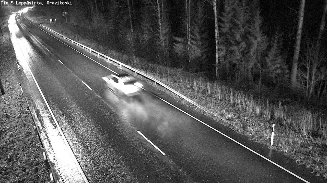 Weather Camera Image Väg 5 Leppävirta, Oravikoski, Leppävirta, Pohjois-Savo