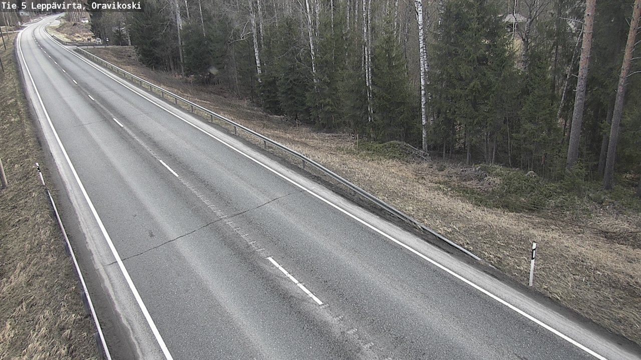 Kelikamerat Kuva Tie 5 Leppävirta, Oravikoski, Leppävirta, Pohjois-Savo
