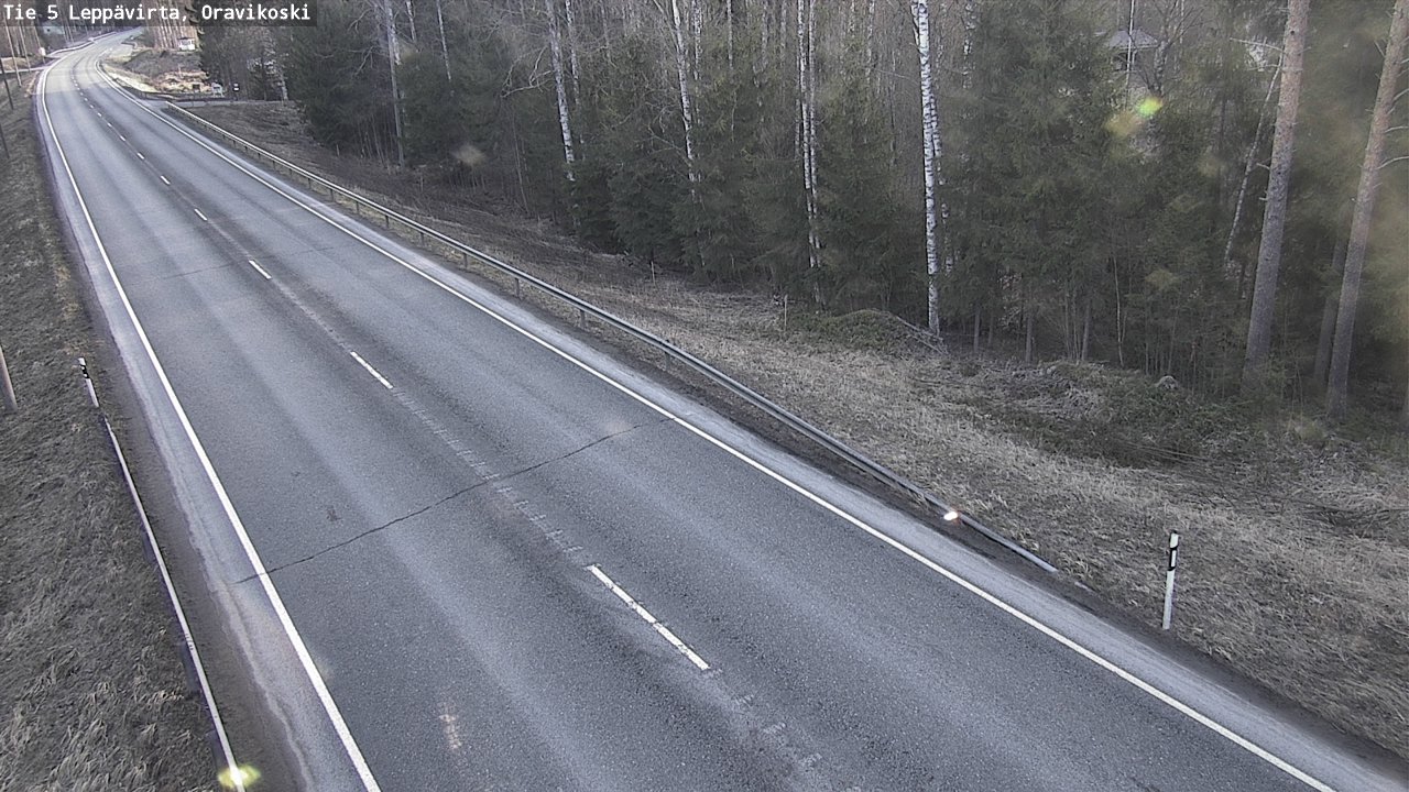 Kelikamerat Kuva Tie 5 Leppävirta, Oravikoski, Leppävirta, Pohjois-Savo