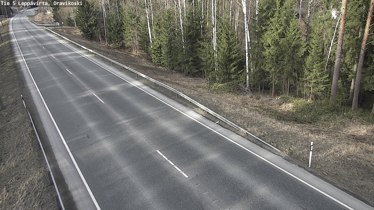Kelikamerat Kuva Tie 5 Leppävirta, Oravikoski, Leppävirta, Pohjois-Savo