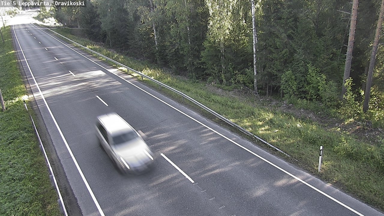 Kelikamerat Kuva Tie 5 Leppävirta, Oravikoski, Leppävirta, Pohjois-Savo