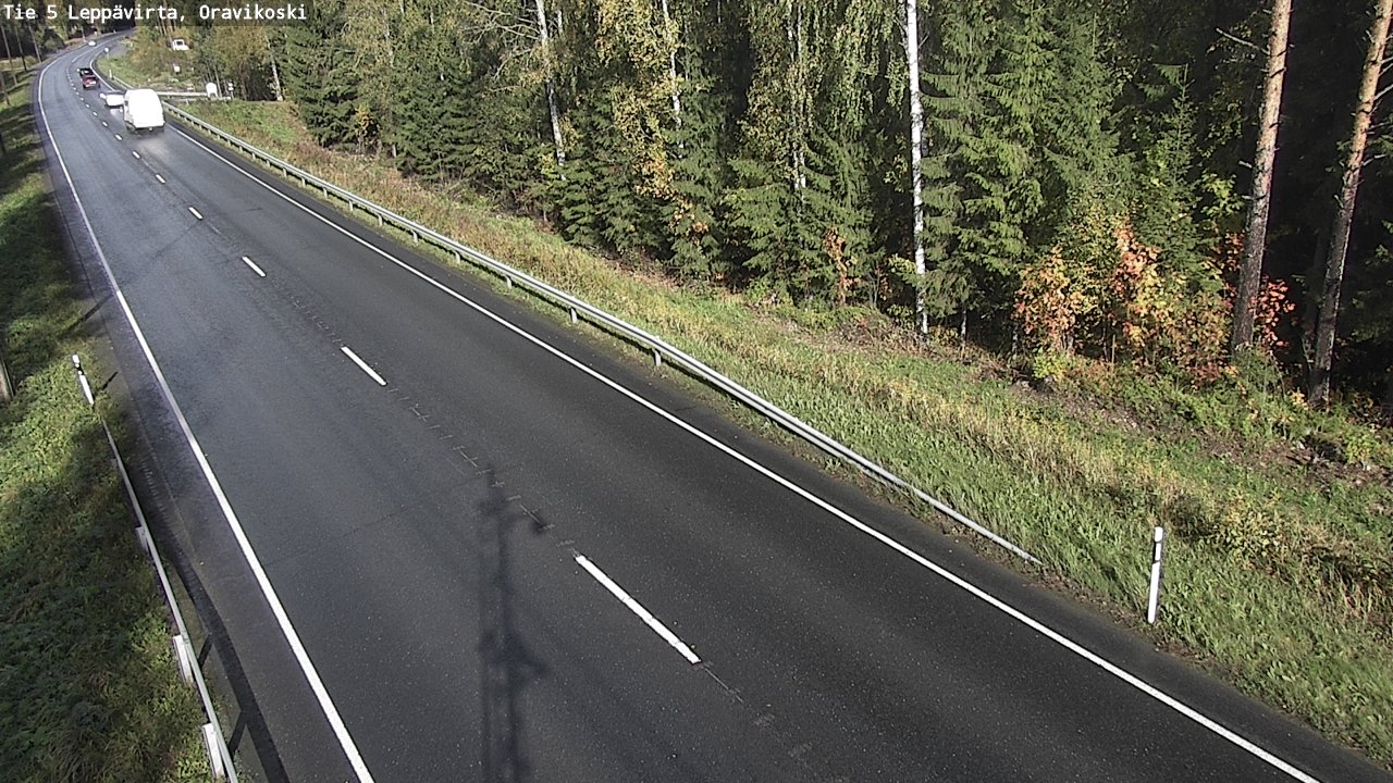 Kelikamerat Kuva Tie 5 Leppävirta, Oravikoski, Leppävirta, Pohjois-Savo