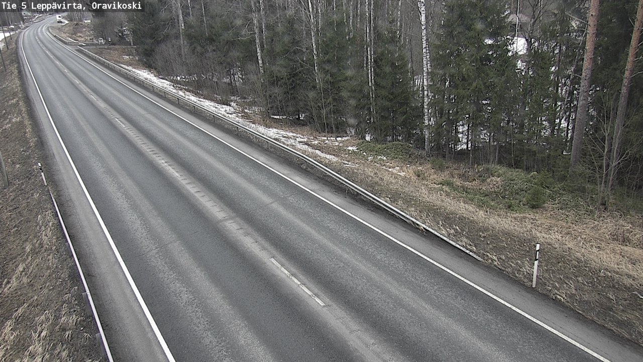 Kelikamerat Kuva Tie 5 Leppävirta, Oravikoski, Leppävirta, Pohjois-Savo