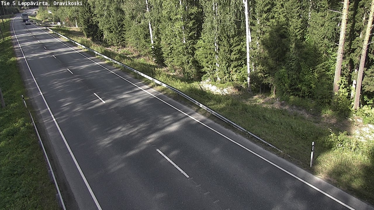 Kelikamerat Kuva Tie 5 Leppävirta, Oravikoski, Leppävirta, Pohjois-Savo