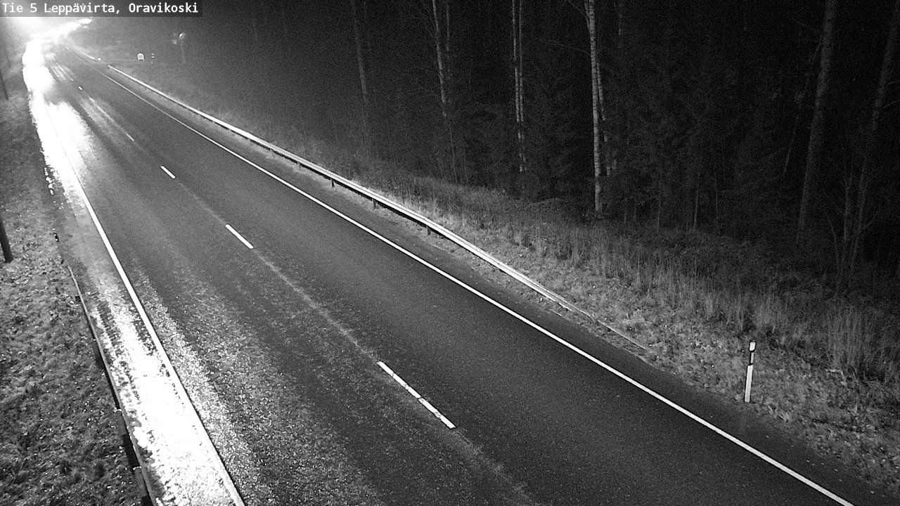 Weather Camera Image Road 5 Leppävirta, Oravikoski, Leppävirta, Pohjois-Savo