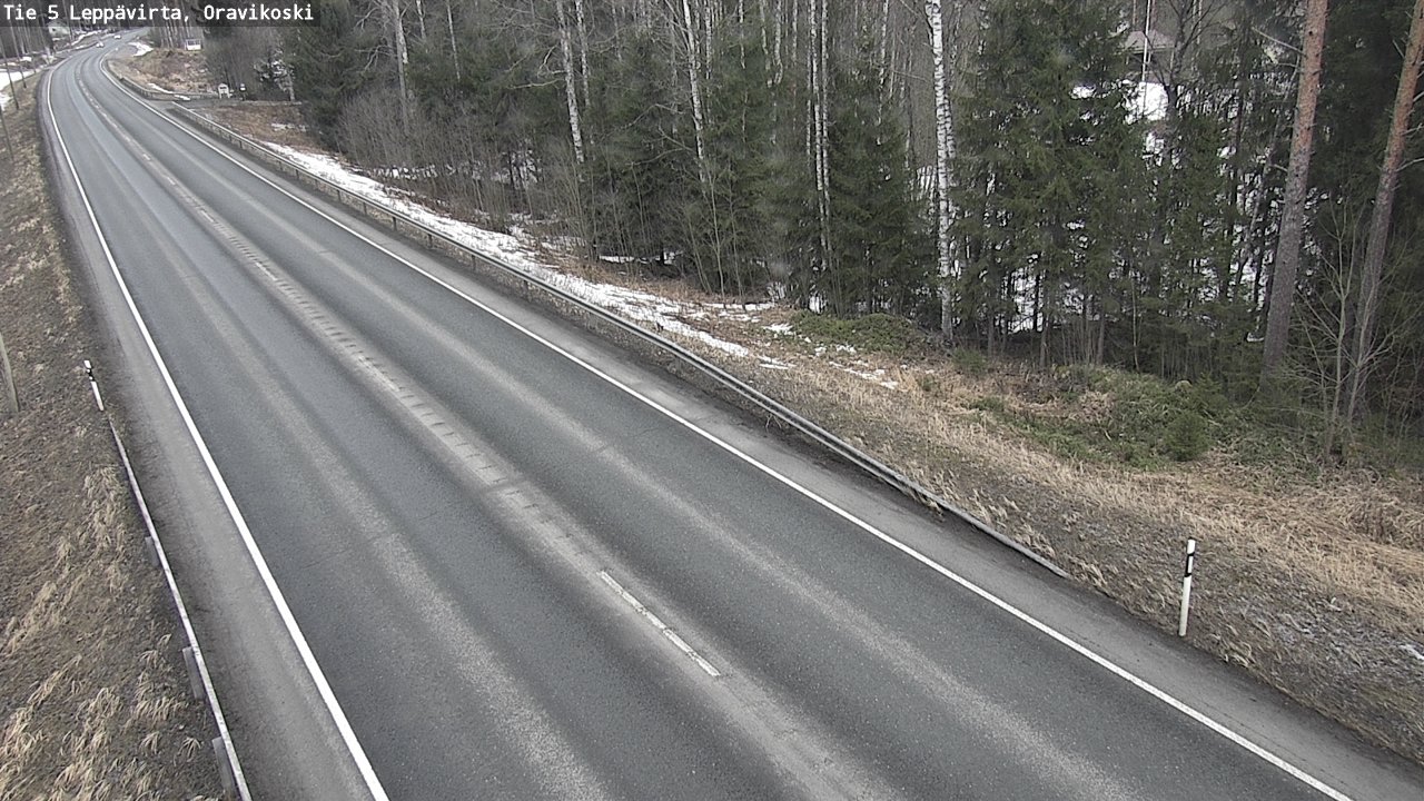 Kelikamerat Kuva Tie 5 Leppävirta, Oravikoski, Leppävirta, Pohjois-Savo