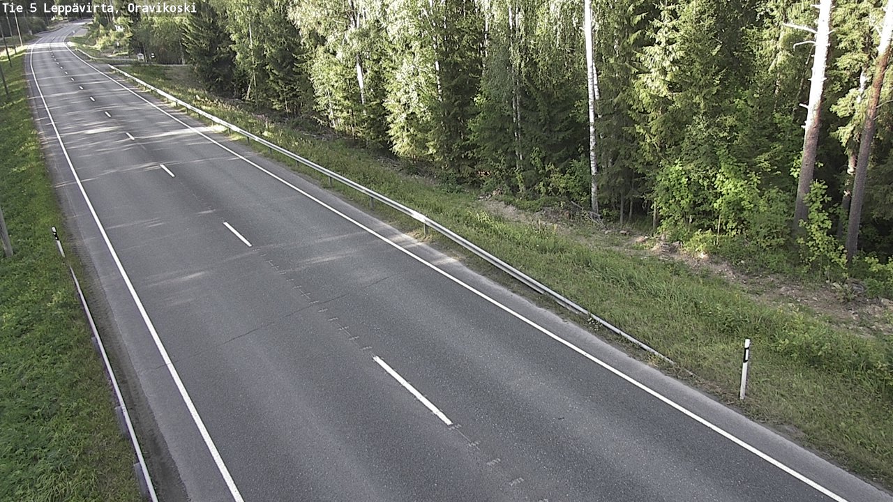 Kelikamerat Kuva Tie 5 Leppävirta, Oravikoski, Leppävirta, Pohjois-Savo