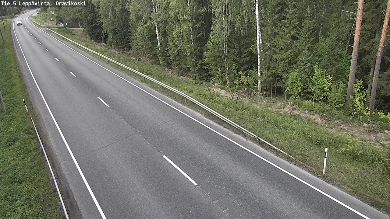 Kelikamerat Kuva Tie 5 Leppävirta, Oravikoski, Leppävirta, Pohjois-Savo