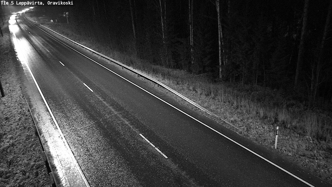 Weather Camera Image Road 5 Leppävirta, Oravikoski, Leppävirta, Pohjois-Savo