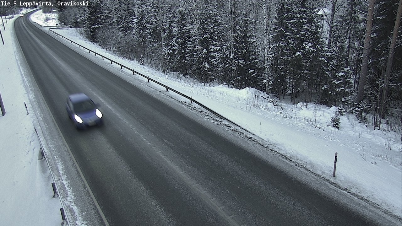 Kelikamerat Kuva Tie 5 Leppävirta, Oravikoski, Leppävirta, Pohjois-Savo