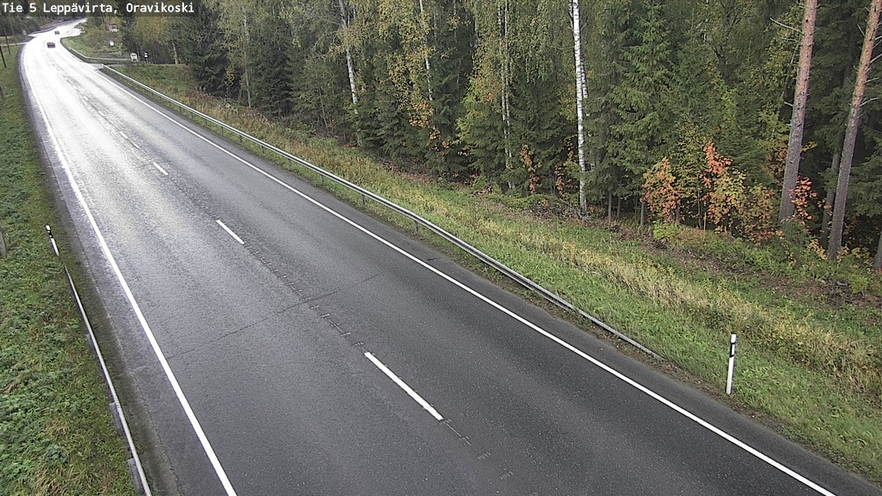 Kelikamerat Kuva Tie 5 Leppävirta, Oravikoski, Leppävirta, Pohjois-Savo