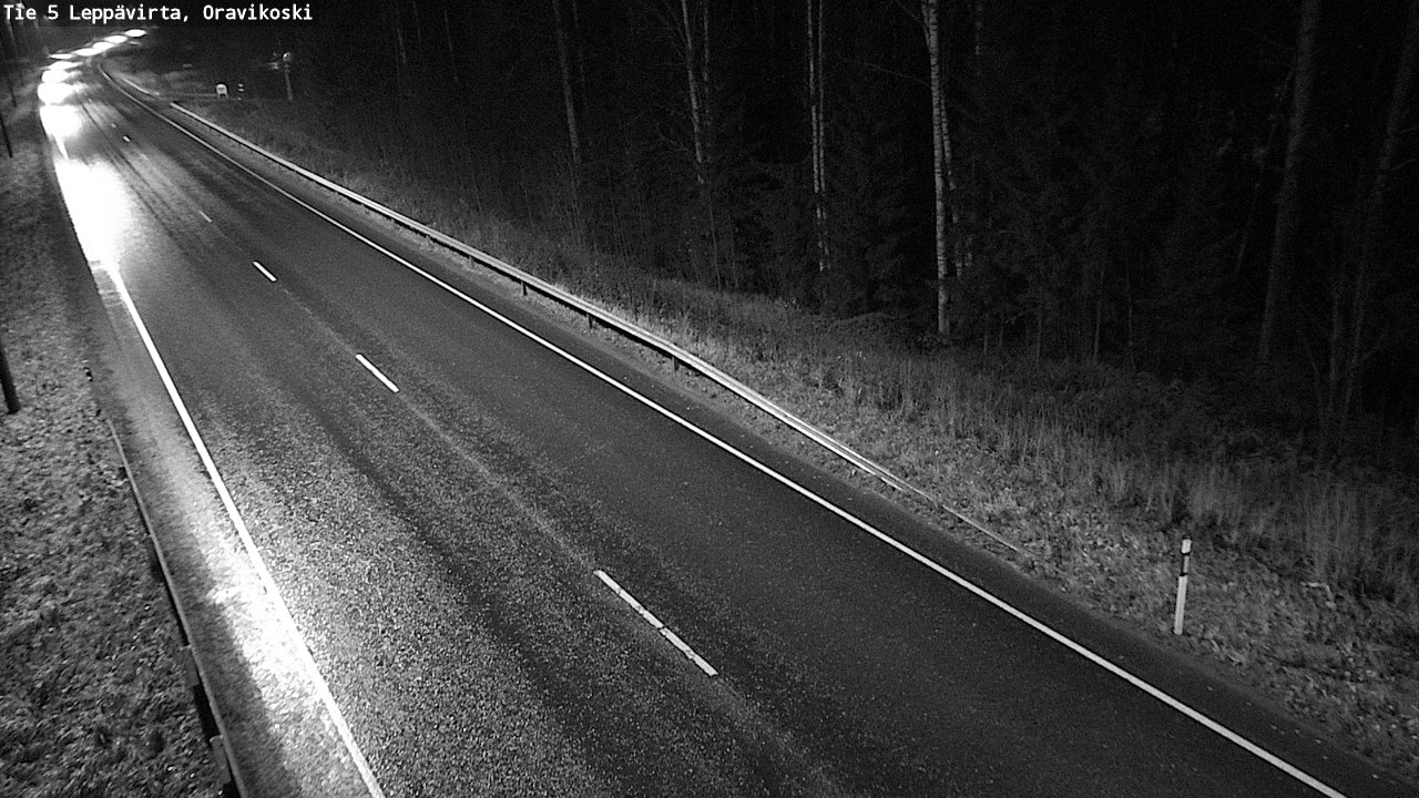 Weather Camera Image Road 5 Leppävirta, Oravikoski, Leppävirta, Pohjois-Savo