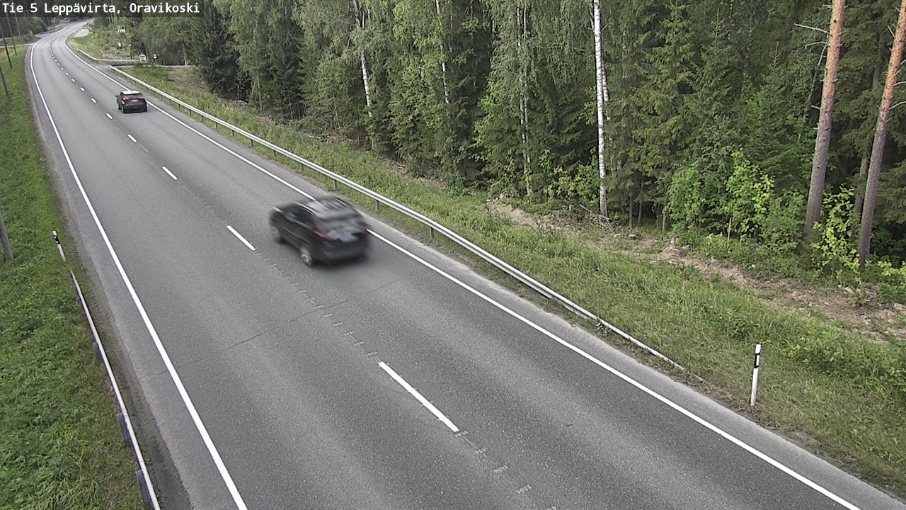 Kelikamerat Kuva Tie 5 Leppävirta, Oravikoski, Leppävirta, Pohjois-Savo