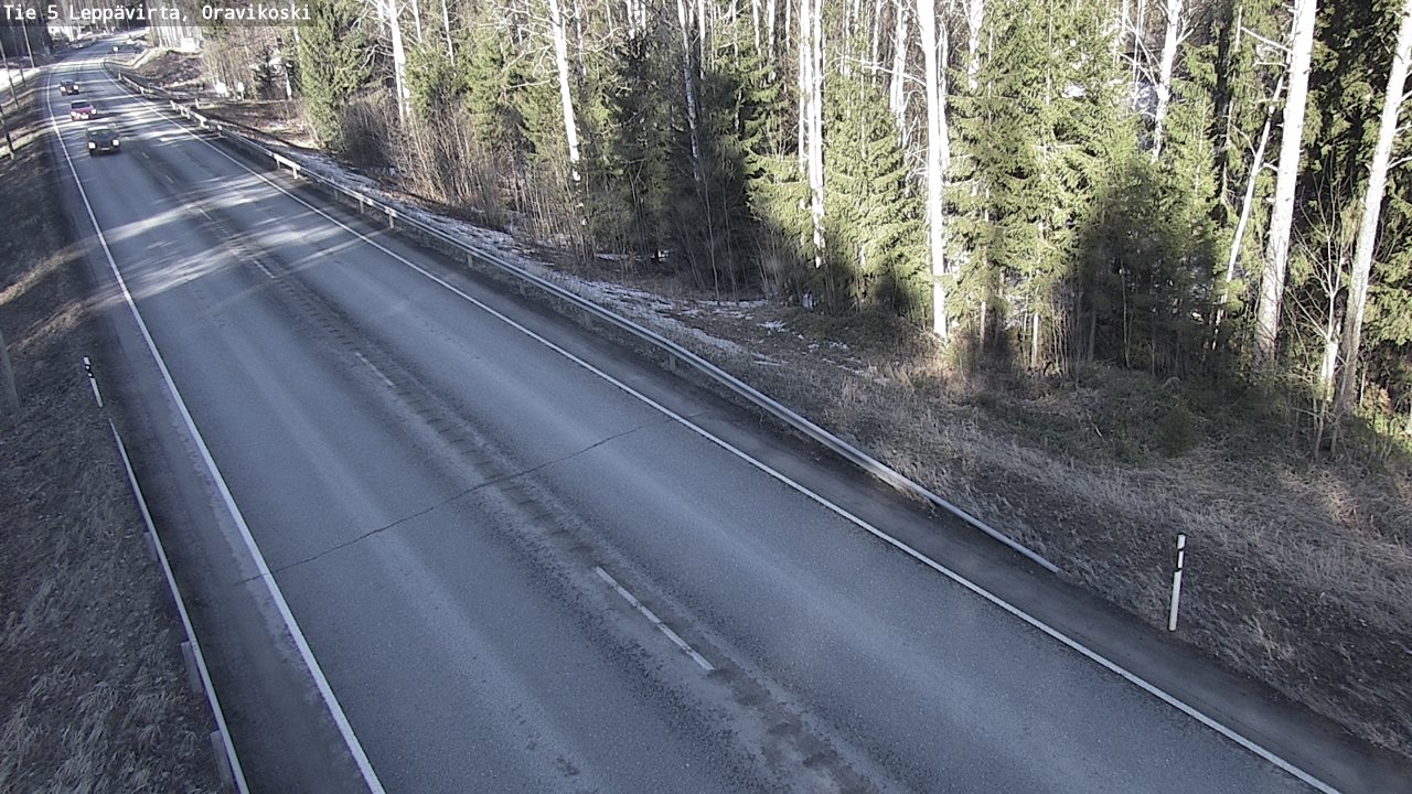 Kelikamerat Kuva Tie 5 Leppävirta, Oravikoski, Leppävirta, Pohjois-Savo