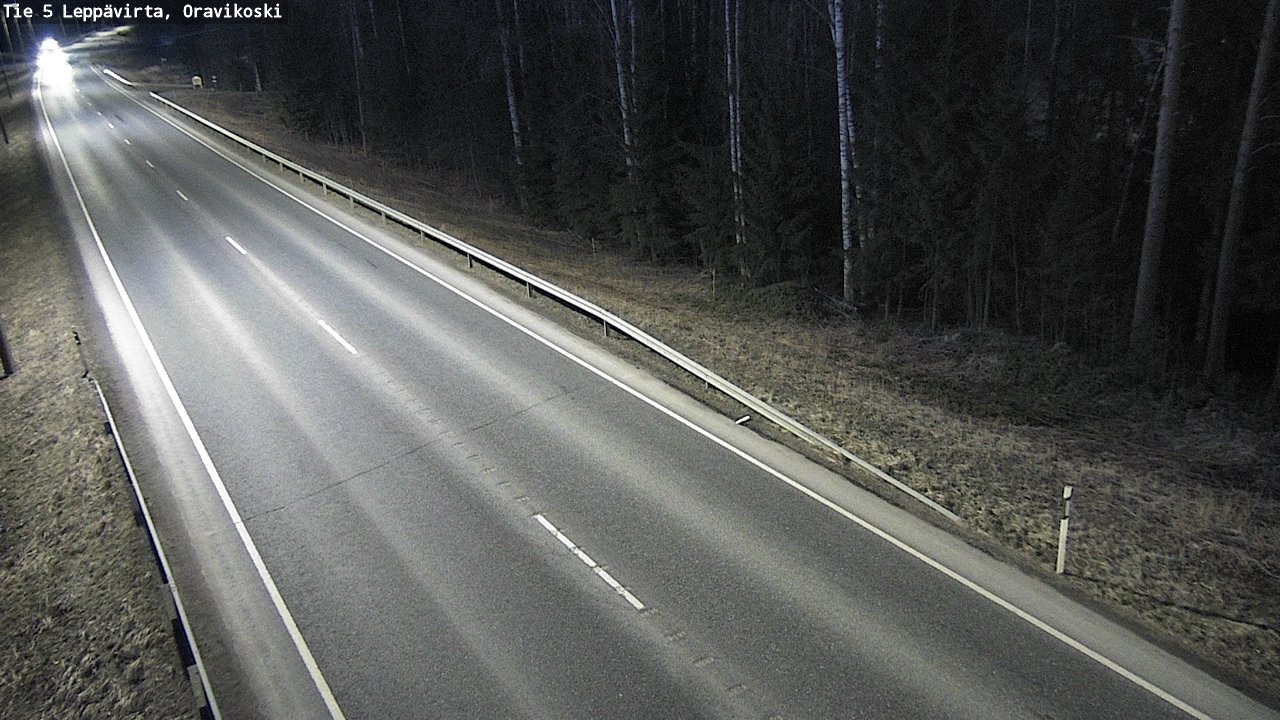 Kelikamerat Kuva Tie 5 Leppävirta, Oravikoski, Leppävirta, Pohjois-Savo