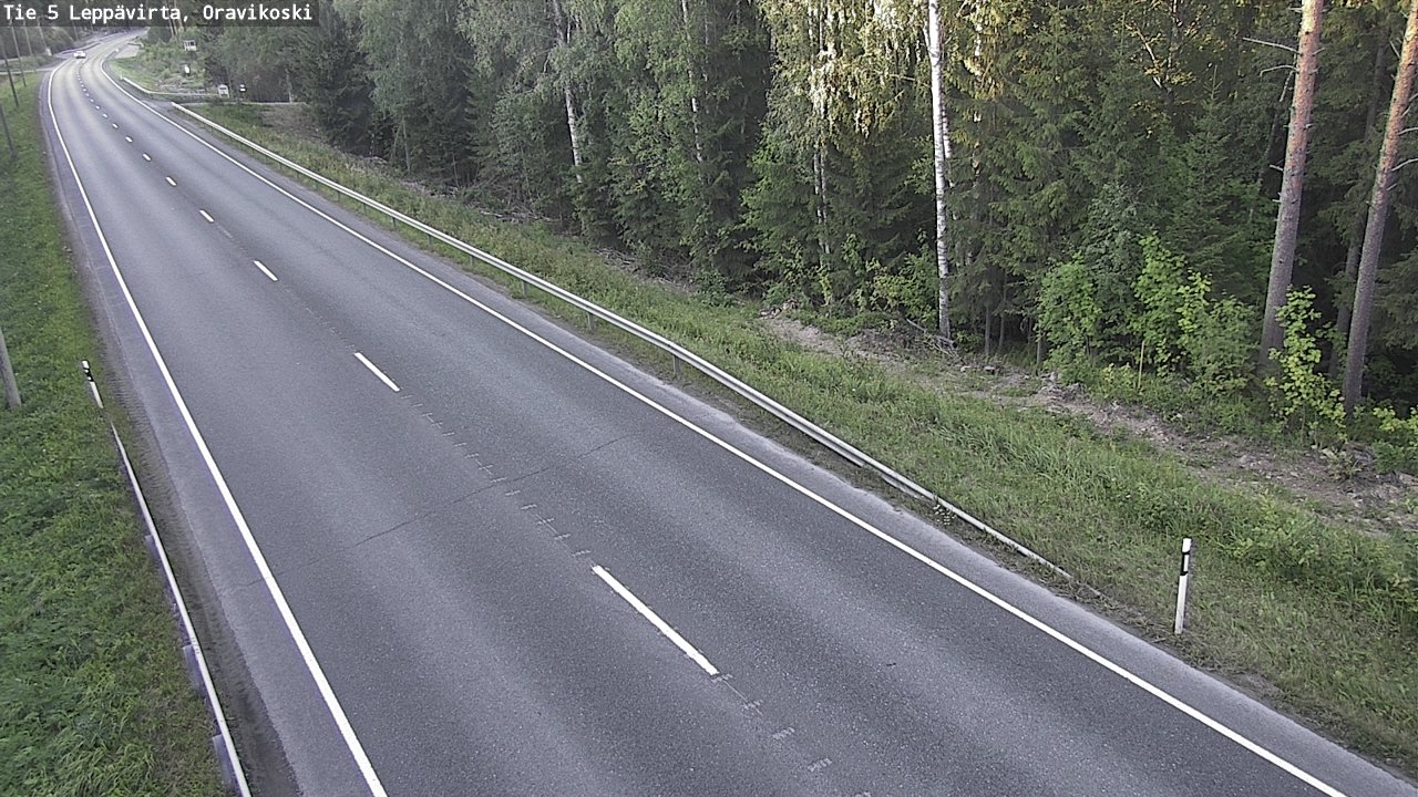 Kelikamerat Kuva Tie 5 Leppävirta, Oravikoski, Leppävirta, Pohjois-Savo