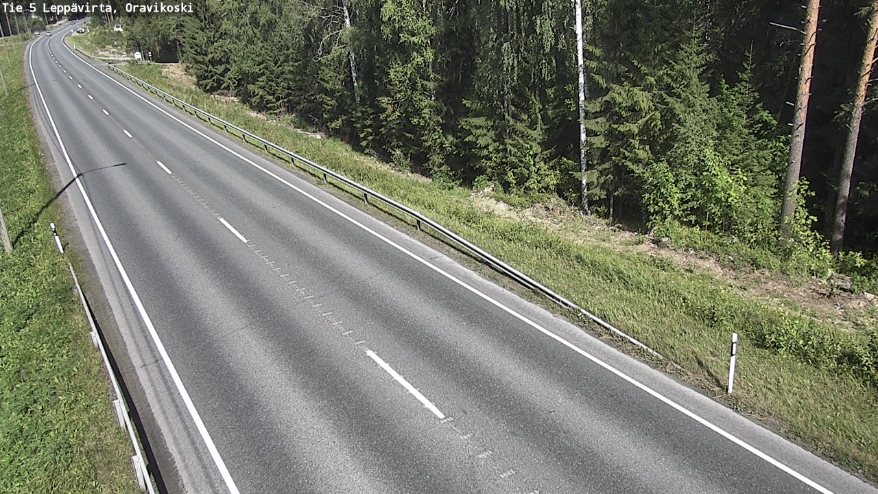 Kelikamerat Kuva Tie 5 Leppävirta, Oravikoski, Leppävirta, Pohjois-Savo