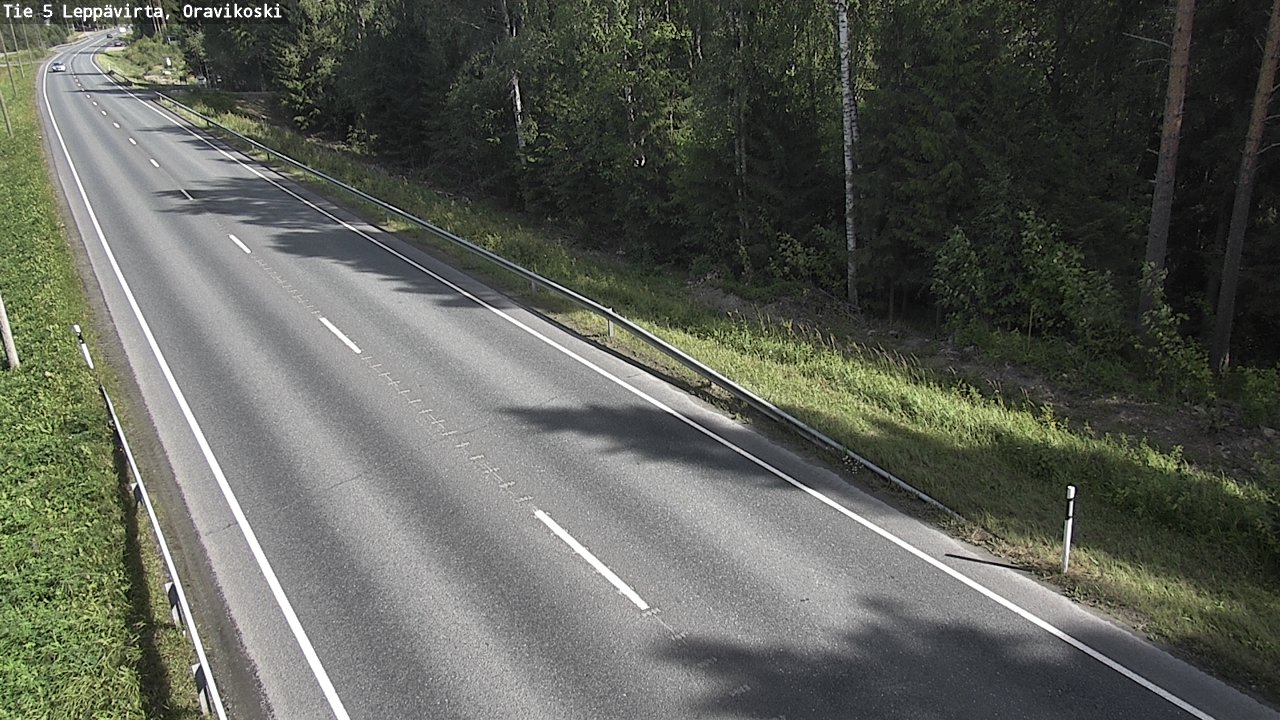 Kelikamerat Kuva Tie 5 Leppävirta, Oravikoski, Leppävirta, Pohjois-Savo