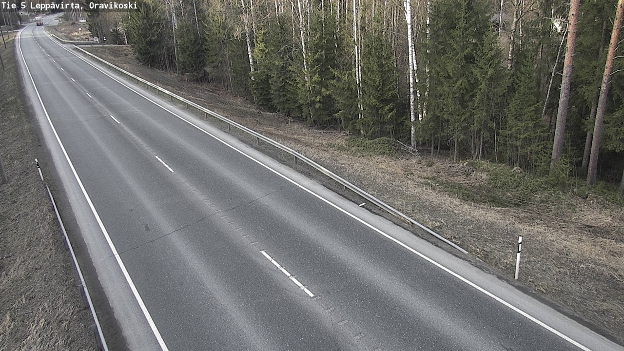 Kelikamerat Kuva Tie 5 Leppävirta, Oravikoski, Leppävirta, Pohjois-Savo