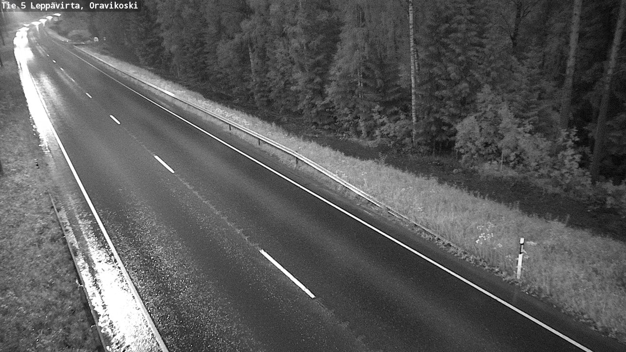 Weather Camera Image Road 5 Leppävirta, Oravikoski, Leppävirta, Pohjois-Savo